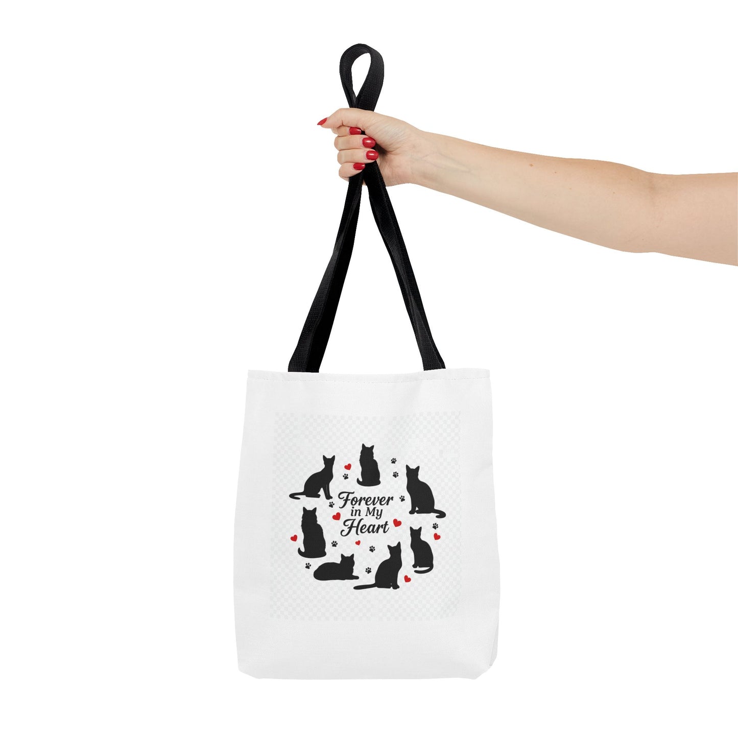 Cat Lovers Tote Bag – "Forever In My Heart" Memorial Cat Tote