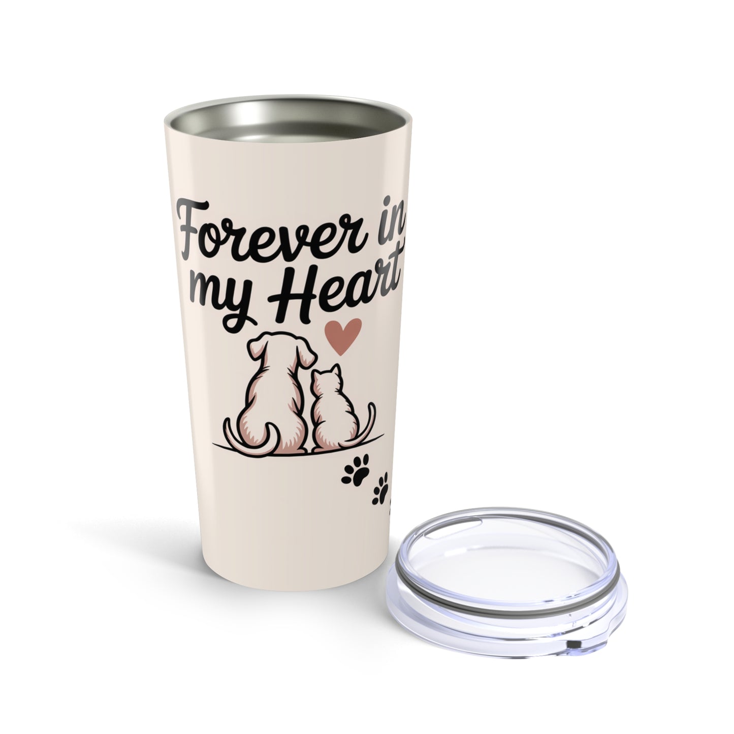 Forever in My Heart Pet Memorial 20oz Tumbler