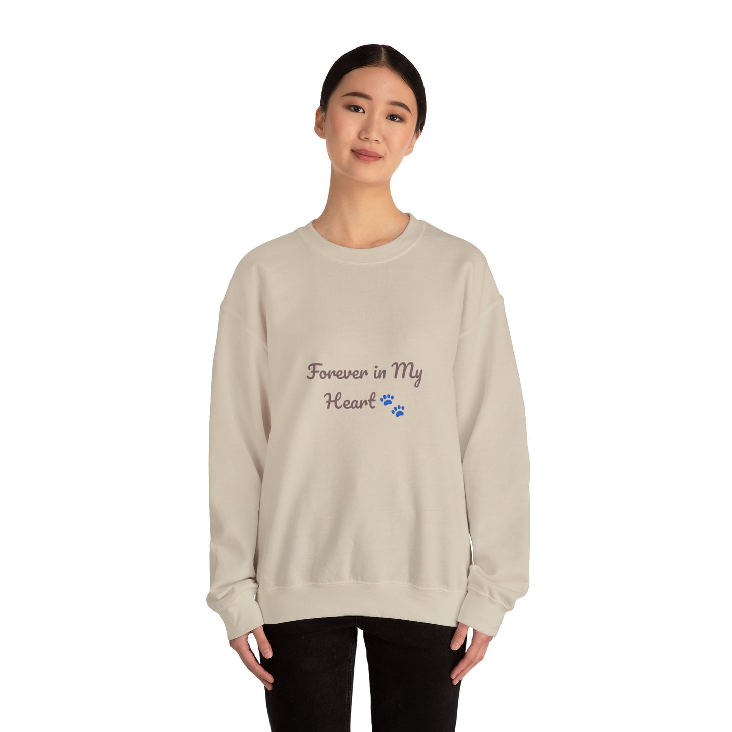 Forever in My Heart Pet Memorial Crewneck Sweatshirt