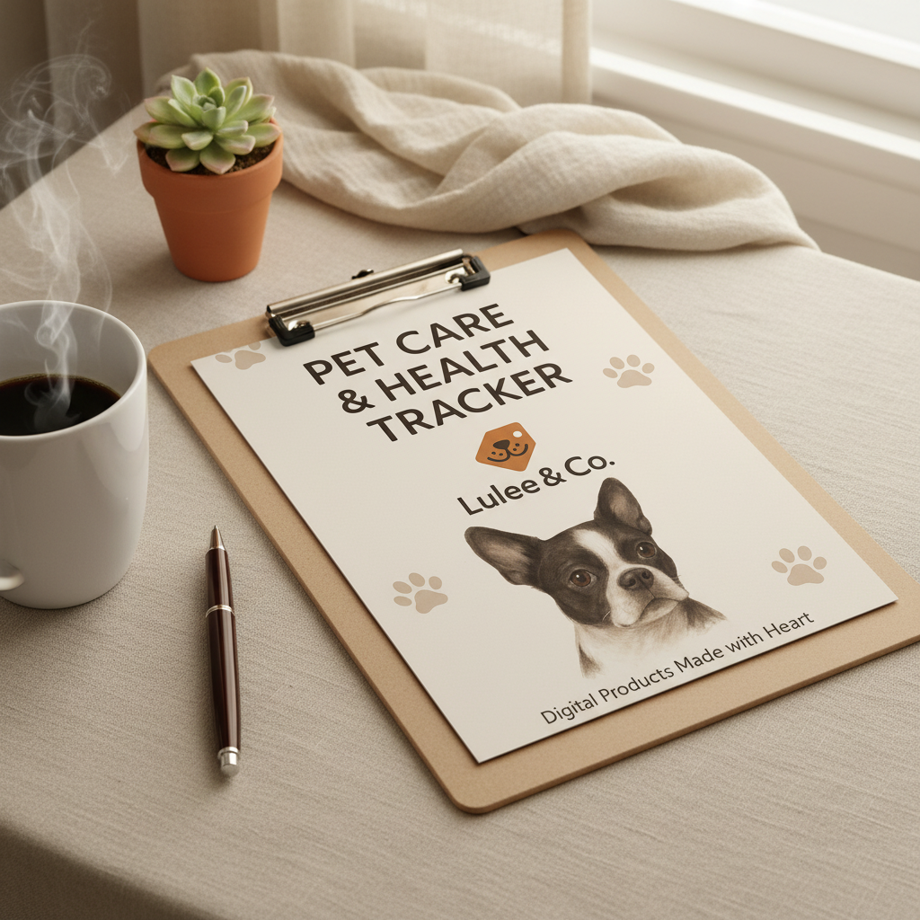 Pet Care & Health Tracker Product Mockup