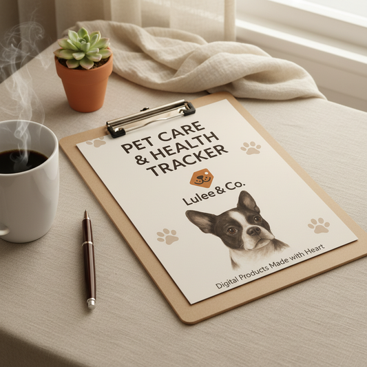 Pet Care & Health Tracker Product Mockup